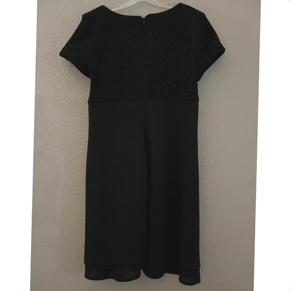 Jessica Howard Bling Black Dress Womens Size 14 Holiday Party New Years Sparkle - Picture 5 of 13